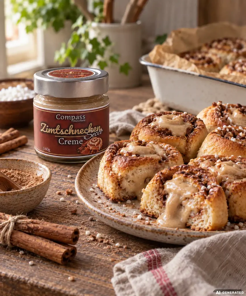 Gefüllte Mini-Zimtschnecken