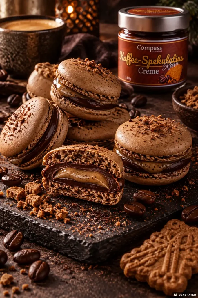 Kaffee-Spekulatius-Macarons