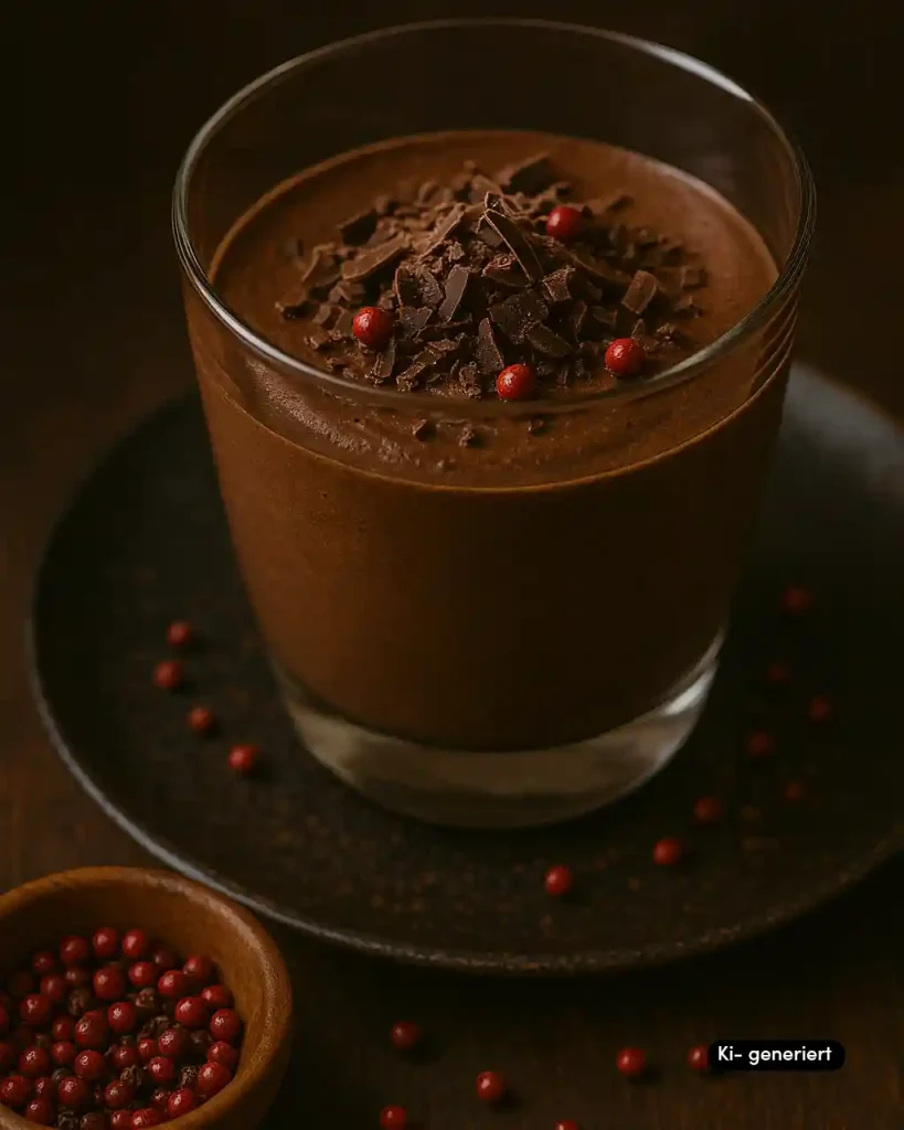 Schokoladenmousse mit Pfeffer-Kick Kopie