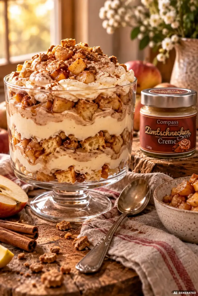 Zimtschnecken-Secco-Trifle