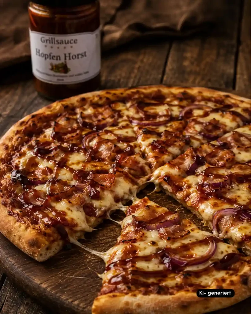 Bier-BBQ Pizza